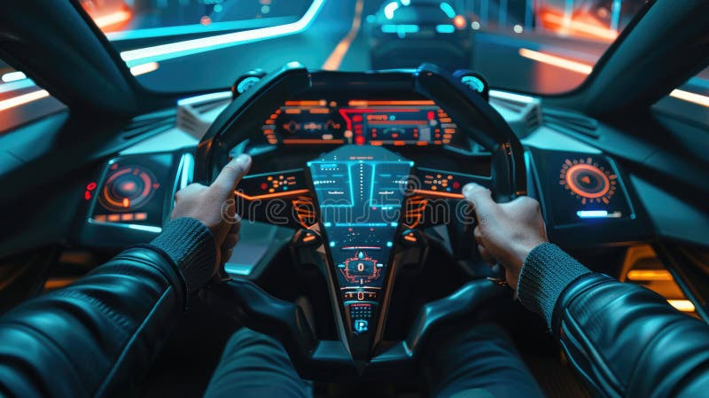 Automotive augmented reality driver point-of-view